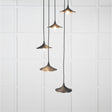 From The Anvil Electrical Smooth Copper / Cluster Pendants From The Anvil - Smooth Copper Flora Cluster Pendant in Soot