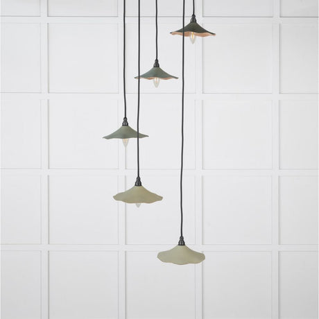 From The Anvil Electrical Smooth Copper / Cluster Pendants From The Anvil - Smooth Copper Flora Cluster Pendant in Tump