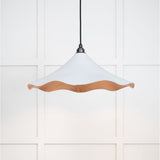 From The Anvil Electrical Smooth Copper / Ceiling Pendants From The Anvil - Smooth Copper Flora Pendant in Birch