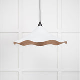 From The Anvil Electrical Smooth Copper / Ceiling Pendants From The Anvil - Smooth Copper Flora Pendant in Flock