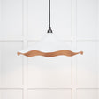 From The Anvil Electrical Smooth Copper / Ceiling Pendants From The Anvil - Smooth Copper Flora Pendant in Flock