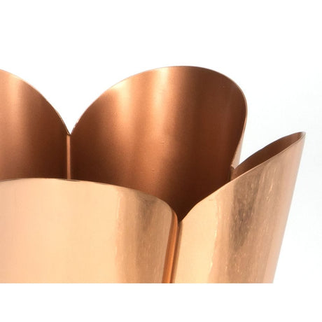 From The Anvil Home & Garden Smooth Copper / Plant Pots / Large From The Anvil - Smooth Copper Flora Pot - Large