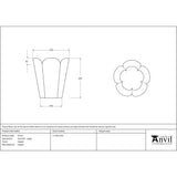 From The Anvil Home & Garden Smooth Copper / Plant Pots / Large From The Anvil - Smooth Copper Flora Pot - Large