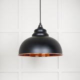 From The Anvil Electrical Smooth Copper / Ceiling Pendants From The Anvil - Smooth Copper Harborne Pendant in Elan Black