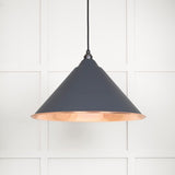 From The Anvil Electrical Smooth Copper / Ceiling Pendants From The Anvil - Smooth Copper Hockley Pendant in Slate