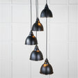 From The Anvil Electrical Smooth Nickel / Cluster Pendants From The Anvil - Smooth Nickel Brindley Cluster Pendant in Elan Black