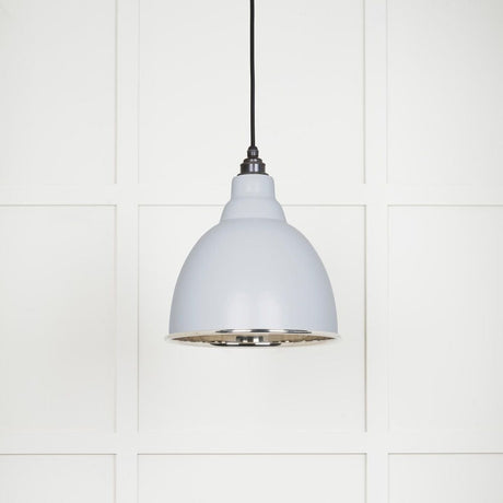 From The Anvil Electrical Smooth Nickel / Ceiling Pendants From The Anvil - Smooth Nickel Brindley Pendant in Birch