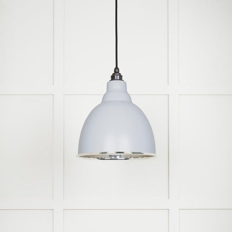 From The Anvil Electrical Smooth Nickel / Ceiling Pendants From The Anvil - Smooth Nickel Brindley Pendant in Birch