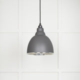 From The Anvil Electrical Smooth Nickel / Ceiling Pendants From The Anvil - Smooth Nickel Brindley Pendant in Bluff