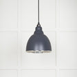 From The Anvil Electrical Smooth Nickel / Ceiling Pendants From The Anvil - Smooth Nickel Brindley Pendant in Slate