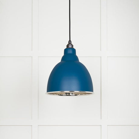 From The Anvil Electrical Smooth Nickel / Ceiling Pendants From The Anvil - Smooth Nickel Brindley Pendant in Upstream