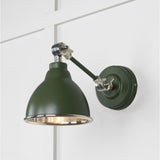 From The Anvil Electrical Smooth Nickel / Wall Lights From The Anvil - Smooth Nickel Brindley Wall Light in Heath