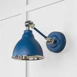 From The Anvil Electrical Smooth Nickel / Wall Lights From The Anvil - Smooth Nickel Brindley Wall Light in Upstream