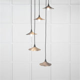 From The Anvil Electrical Smooth Nickel / Cluster Pendants From The Anvil - Smooth Nickel Flora Cluster Pendant in Bluff