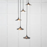 From The Anvil Electrical Smooth Nickel / Cluster Pendants From The Anvil - Smooth Nickel Flora Cluster Pendant in Dusk