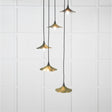 From The Anvil Electrical Smooth Nickel / Cluster Pendants From The Anvil - Smooth Nickel Flora Cluster Pendant in Heath