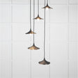 From The Anvil Electrical Smooth Nickel / Cluster Pendants From The Anvil - Smooth Nickel Flora Cluster Pendant in Soot