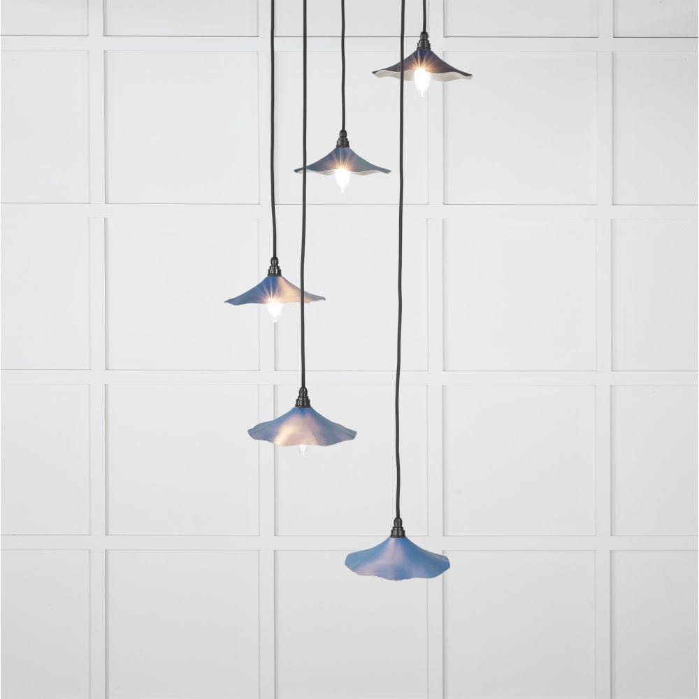 From The Anvil Electrical Smooth Nickel / Cluster Pendants From The Anvil - Smooth Nickel Flora Cluster Pendant in Upstream