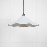 From The Anvil Electrical Smooth Nickel / Ceiling Pendants From The Anvil - Smooth Nickel Flora Pendant in Birch