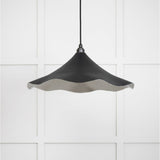 From The Anvil Electrical Smooth Nickel / Ceiling Pendants From The Anvil - Smooth Nickel Flora Pendant in Elan Black