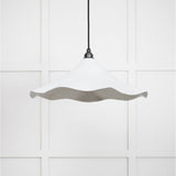 From The Anvil Electrical Smooth Nickel / Ceiling Pendants From The Anvil - Smooth Nickel Flora Pendant in Flock
