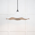 From The Anvil Electrical Smooth Nickel / Ceiling Pendants From The Anvil - Smooth Nickel Flora Pendant in Flock