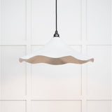 From The Anvil Electrical Smooth Nickel / Ceiling Pendants From The Anvil - Smooth Nickel Flora Pendant in Flock