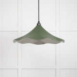 From The Anvil Electrical Smooth Nickel / Ceiling Pendants From The Anvil - Smooth Nickel Flora Pendant in Heath