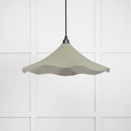 From The Anvil Electrical Smooth Nickel / Ceiling Pendants From The Anvil - Smooth Nickel Flora Pendant in Tump