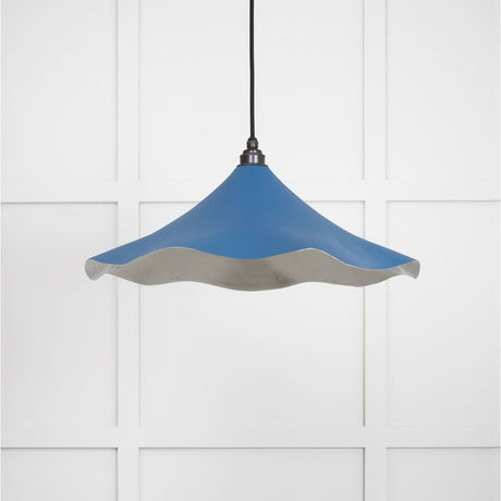 From The Anvil Electrical Smooth Nickel / Ceiling Pendants From The Anvil - Smooth Nickel Flora Pendant in Upstream