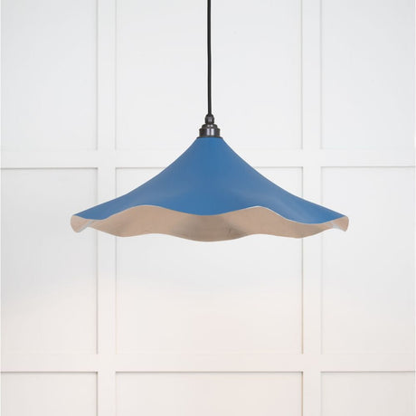 From The Anvil Electrical Smooth Nickel / Ceiling Pendants From The Anvil - Smooth Nickel Flora Pendant in Upstream