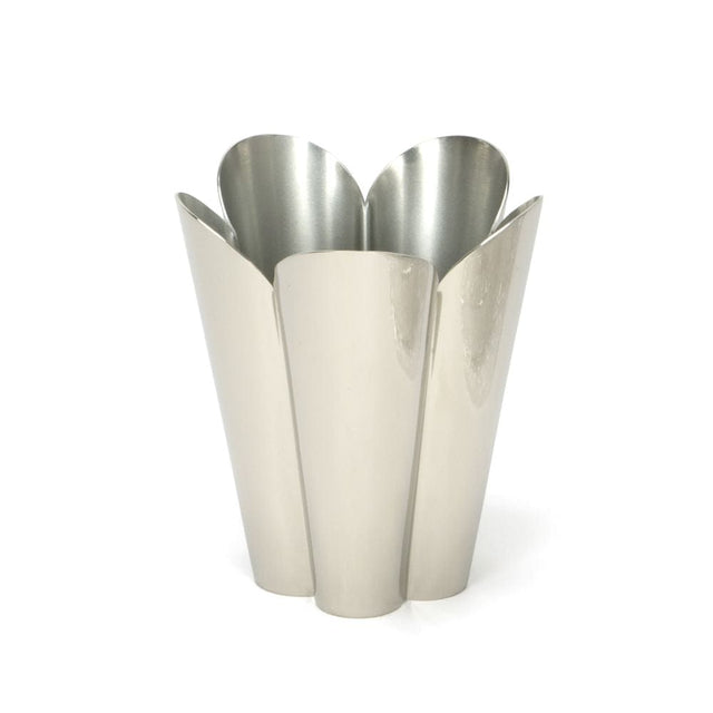 From The Anvil Home & Garden Smooth Nickel / Plant Pots / Small From The Anvil - Smooth Nickel Flora Pot - Small