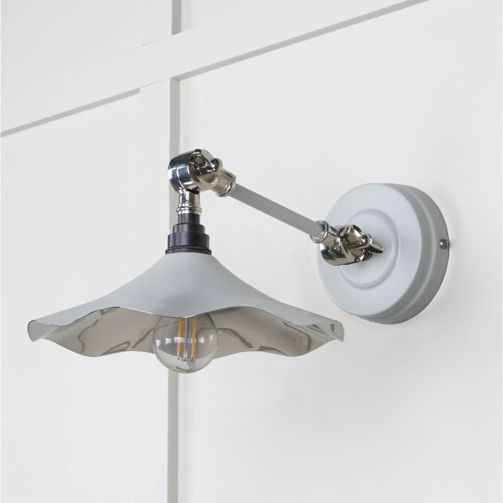 From The Anvil Electrical Smooth Nickel / Wall Lights From The Anvil - Smooth Nickel Flora Wall Light in Birch