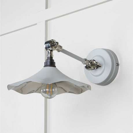 From The Anvil Electrical Smooth Nickel / Wall Lights From The Anvil - Smooth Nickel Flora Wall Light in Birch