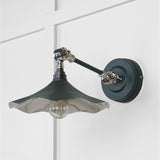 From The Anvil Electrical Smooth Nickel / Wall Lights From The Anvil - Smooth Nickel Flora Wall Light in Dingle