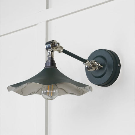 From The Anvil Electrical Smooth Nickel / Wall Lights From The Anvil - Smooth Nickel Flora Wall Light in Dingle