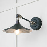 From The Anvil Electrical Smooth Nickel / Wall Lights From The Anvil - Smooth Nickel Flora Wall Light in Dingle