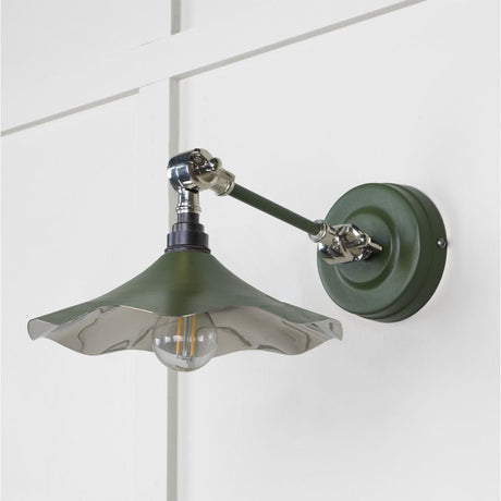From The Anvil Electrical Smooth Nickel / Wall Lights From The Anvil - Smooth Nickel Flora Wall Light in Heath