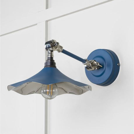 From The Anvil Electrical Smooth Nickel / Wall Lights From The Anvil - Smooth Nickel Flora Wall Light in Upstream