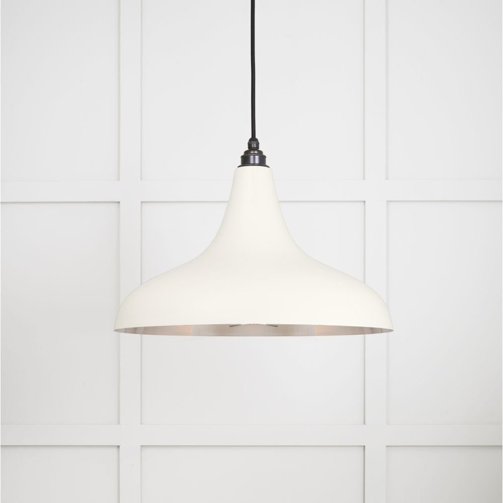 From The Anvil Electrical Smooth Nickel / Ceiling Pendants From The Anvil - Smooth Nickel Frankley Pendant in Teasel