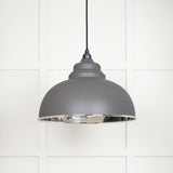 From The Anvil Electrical Smooth Nickel / Ceiling Pendants From The Anvil - Smooth Nickel Harborne Pendant in Bluff