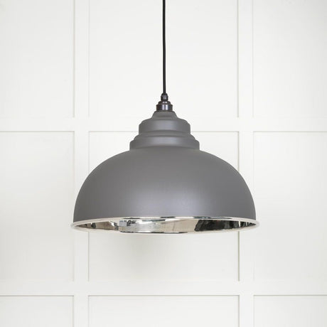 From The Anvil Electrical Smooth Nickel / Ceiling Pendants From The Anvil - Smooth Nickel Harborne Pendant in Bluff