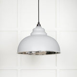 From The Anvil Electrical Smooth Nickel / Ceiling Pendants From The Anvil - Smooth Nickel Harborne Pendant in Flock