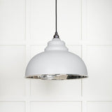 From The Anvil Electrical Smooth Nickel / Ceiling Pendants From The Anvil - Smooth Nickel Harborne Pendant in Flock
