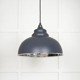 From The Anvil Electrical Smooth Nickel / Ceiling Pendants From The Anvil - Smooth Nickel Harborne Pendant in Slate
