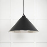 From The Anvil Electrical Smooth Nickel / Ceiling Pendants From The Anvil - Smooth Nickel Hockley Pendant in Elan Black