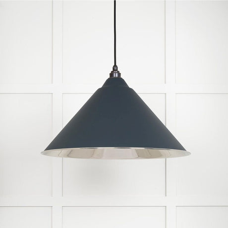 From The Anvil Electrical Smooth Nickel / Ceiling Pendants From The Anvil - Smooth Nickel Hockley Pendant in Soot