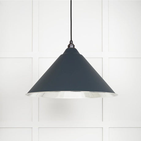 From The Anvil Electrical Smooth Nickel / Ceiling Pendants From The Anvil - Smooth Nickel Hockley Pendant in Soot