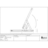 From The Anvil Hinges Stainless Steel / Friction Hinges / 12" (304mm) From The Anvil - SS 12" Defender Friction Hinge - Side Hung