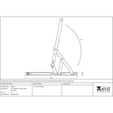 From The Anvil Hinges Stainless Steel / Friction Hinges / 12" (304mm) From The Anvil - SS 12" Defender Friction Hinge - Top Hung